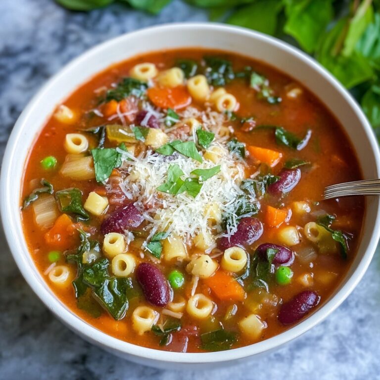 Classic Minestrone Soup with Gluten-Free Noodles Recipe