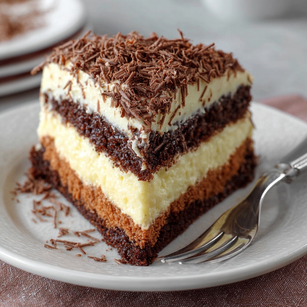 White German Chocolate Cake with a Cheesecake Center Recipe - Recipe Image