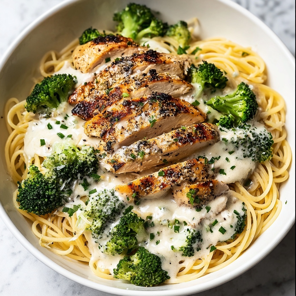 Skinny Chicken Broccoli Alfredo Recipe - Recipe Image