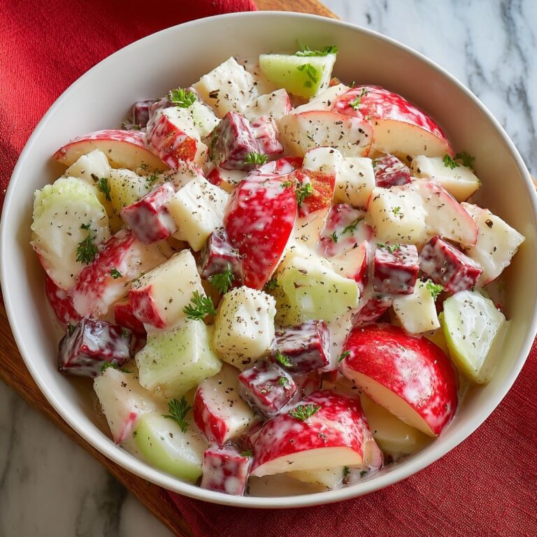 Apple Salad with Greek Yogurt, Cranberries, and Walnuts Recipe
