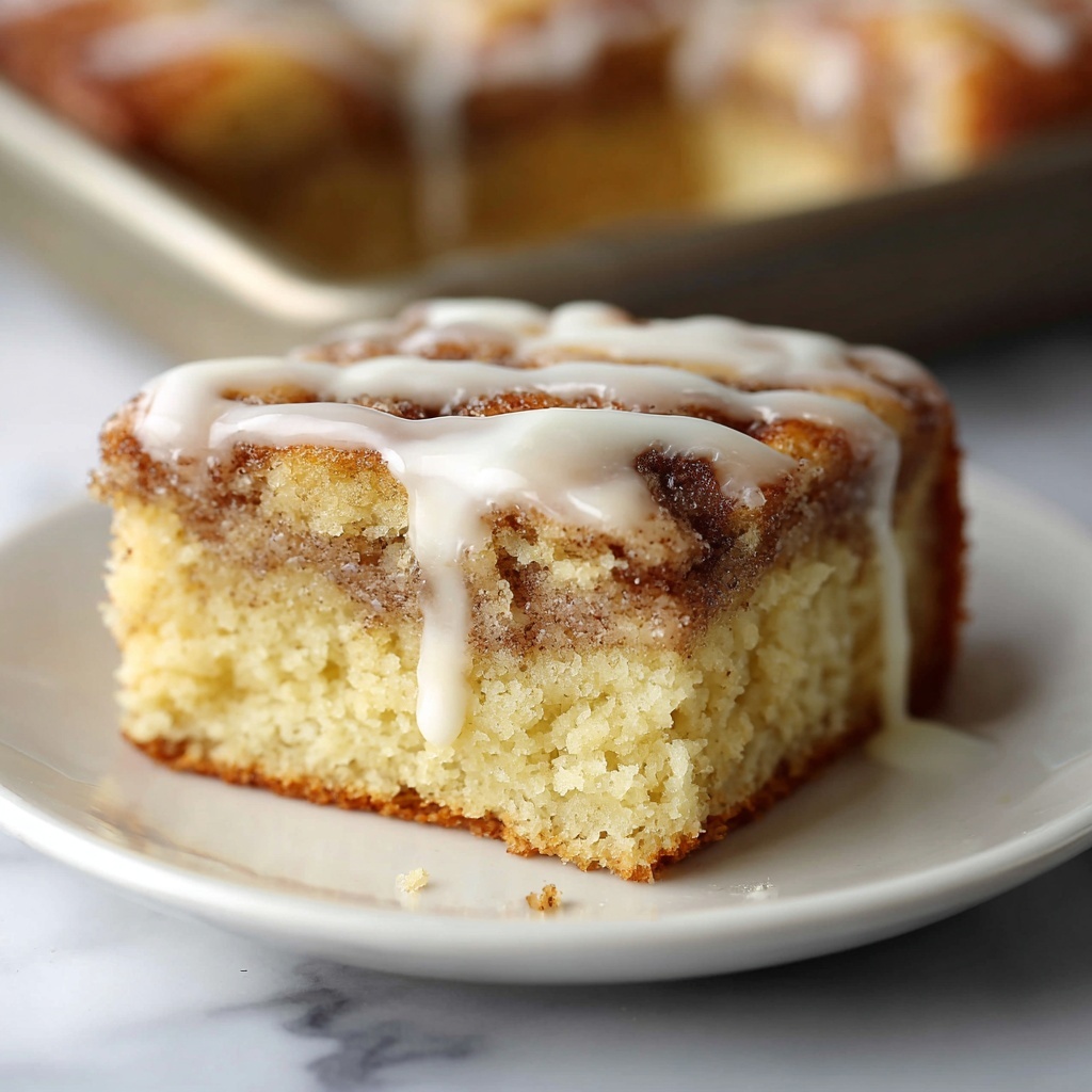 Easy Cinnamon Roll Cake Recipe - Recipe Image