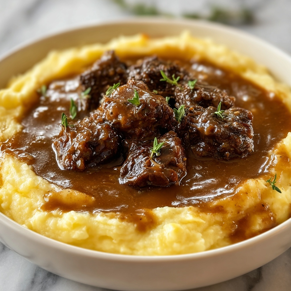 Beef Gravy Potatoes Recipe - Recipe Image