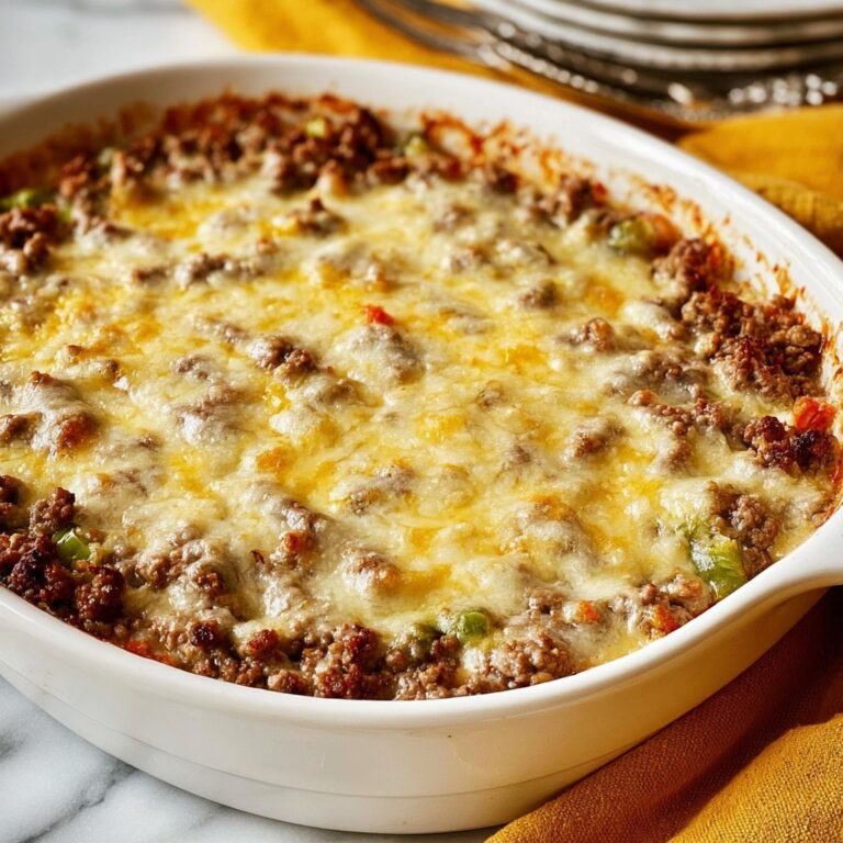 Cheesy Low-Carb Taco Casserole Recipe