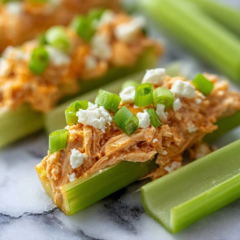 Buffalo Chicken Celery Sticks Recipe