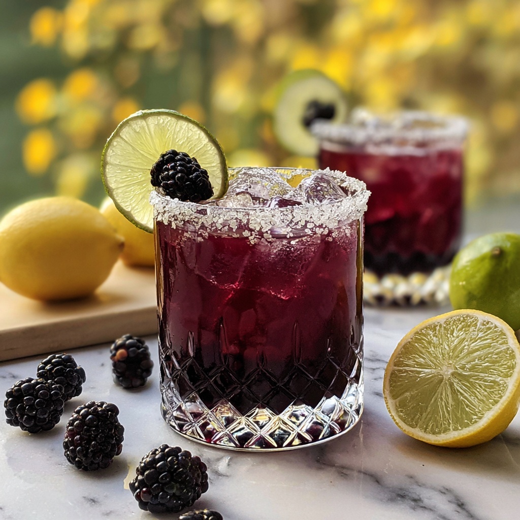 Blackberry Margarita Smash Recipe - Recipe Image