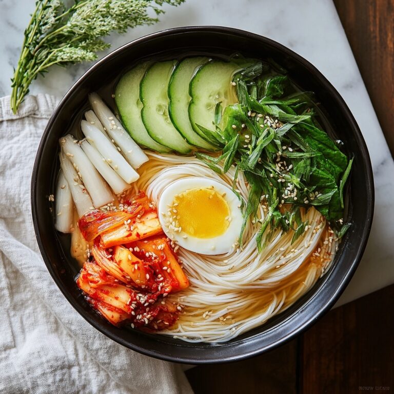 Naengmyeon (Korean Cold Noodles) Recipe