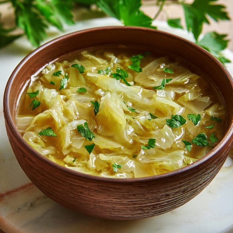 Hearty Cabbage Soup with Ground Beef and Stewed Tomatoes Recipe