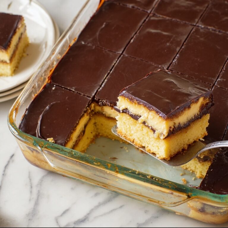 Boston Cream Poke Cake Recipe