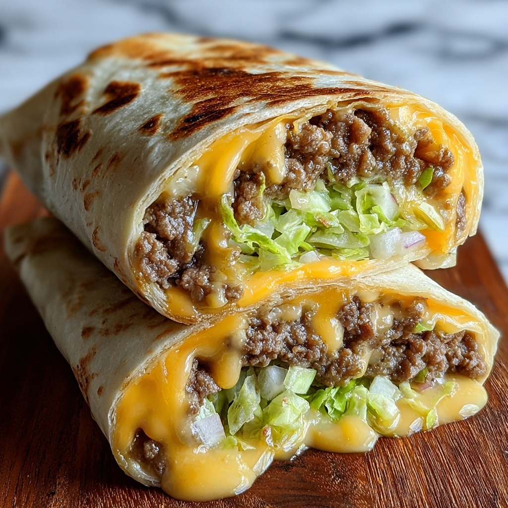 Big Mac Wraps Recipe - Recipe Image