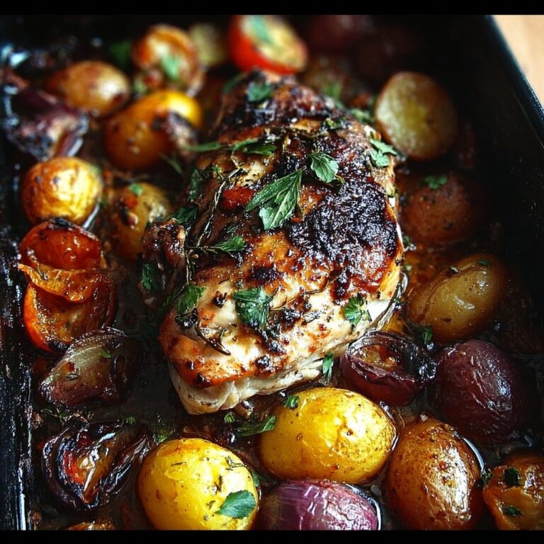 One Pan Balsamic Chicken and Veggies Recipe