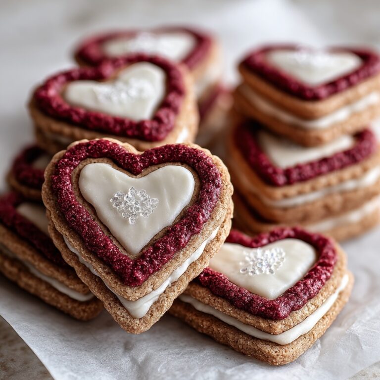 Red Velvet Linzer Cookies Recipe