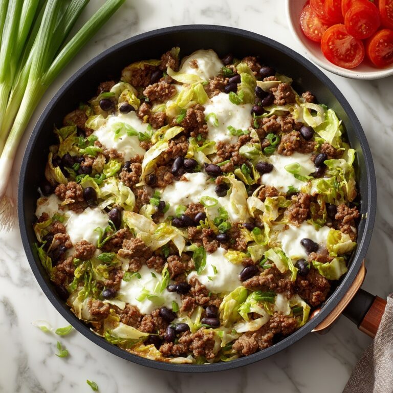 Low Carb Cabbage Taco Skillet Recipe