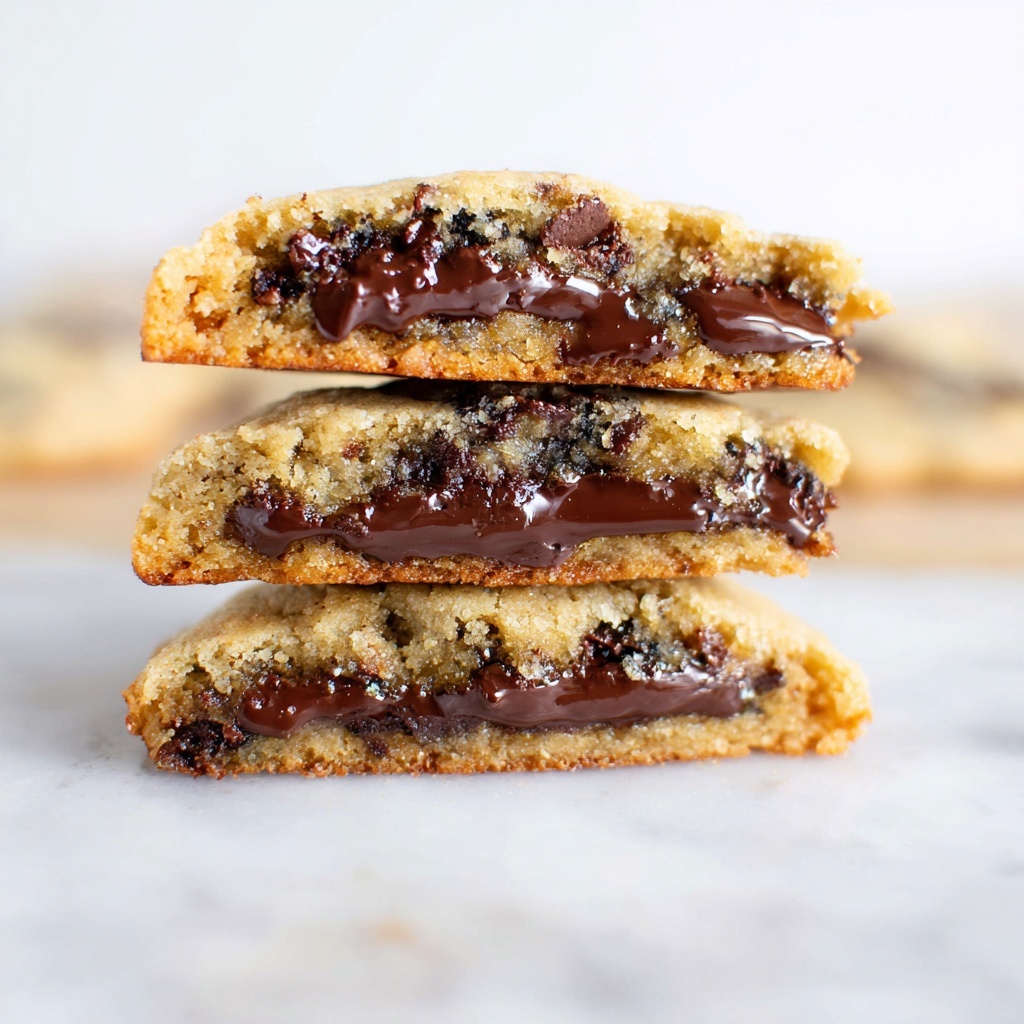 Brownie Stuffed Chocolate Chip Cookies Recipe - Recipe Image