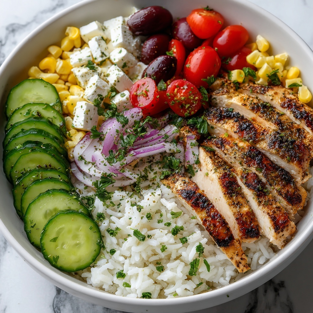 Greek Chicken Bowls Recipe - Recipe Image