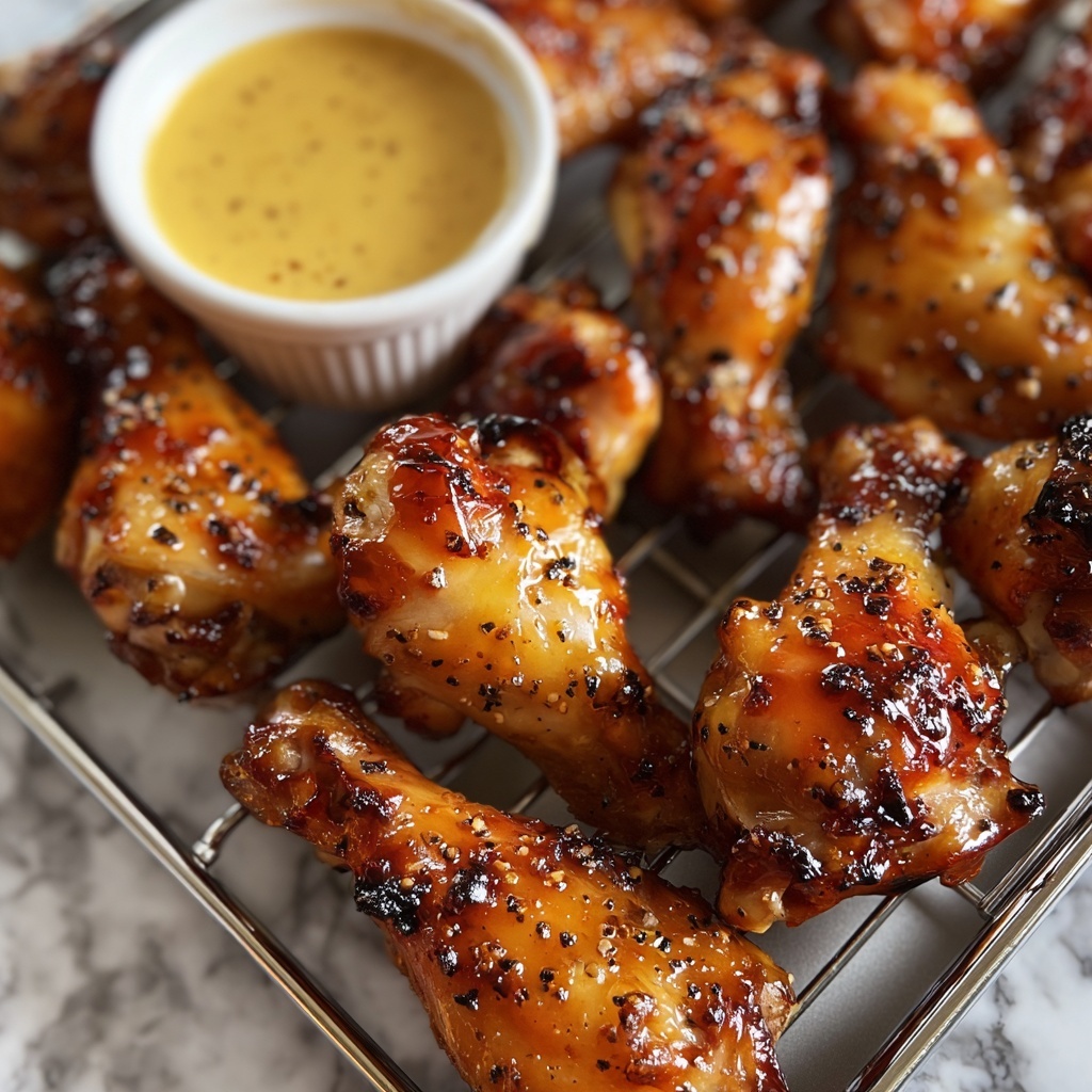 Honey Lemon Pepper Wings Recipe - Recipe Image