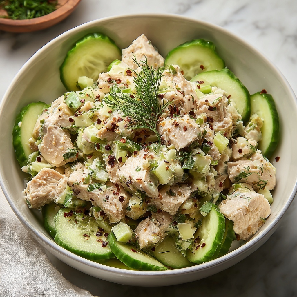 Cucumber Tuna Salad Recipe - Recipe Image
