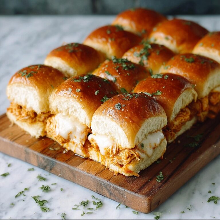 Cheesy BBQ Chicken Sliders Recipe