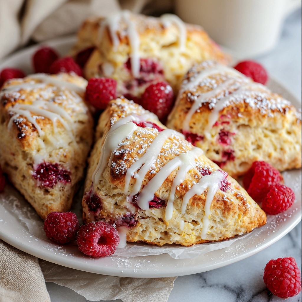 Lemon Raspberry Scones Recipe - Recipe Image