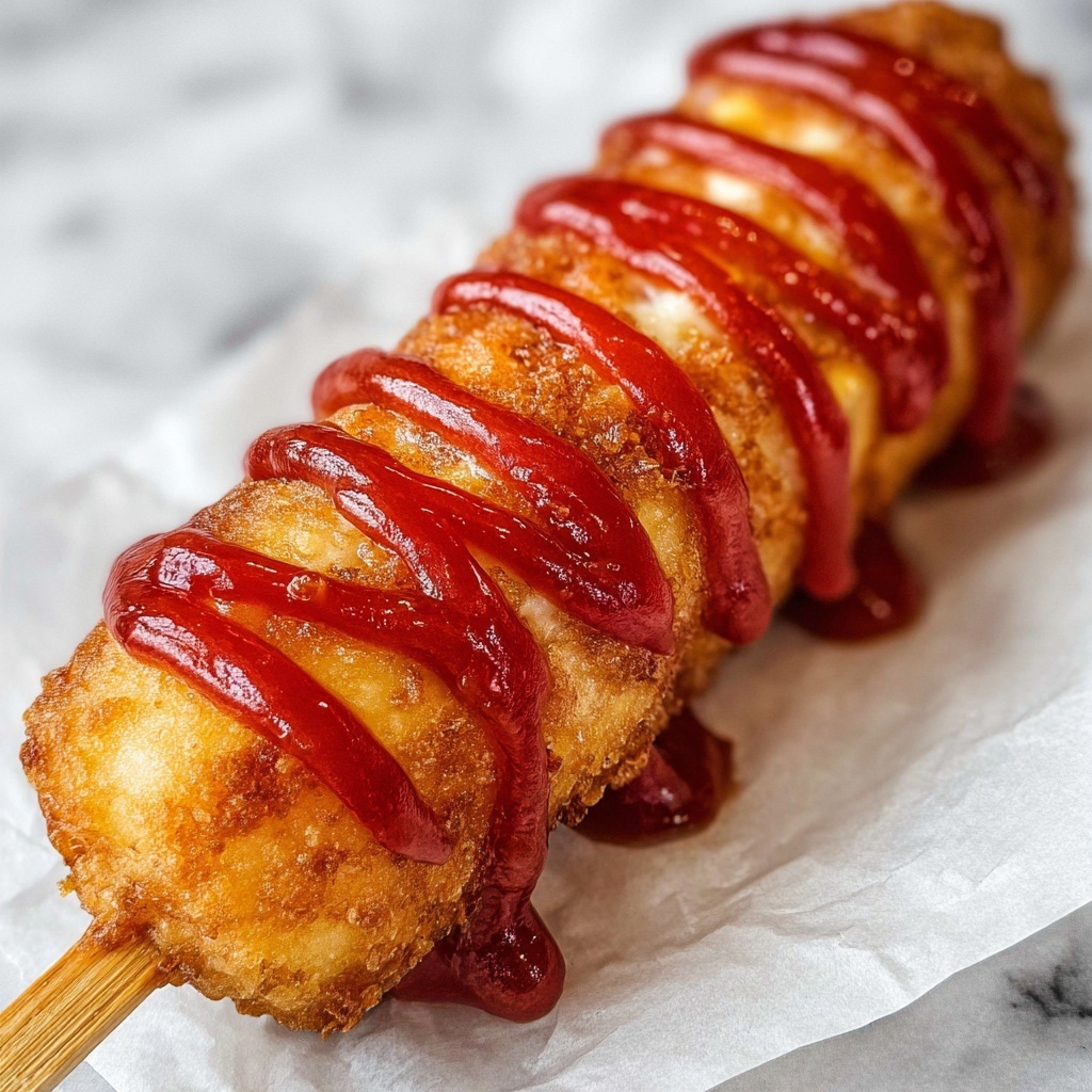 Korean Corndogs with Korean Ketchup Recipe - Recipe Image