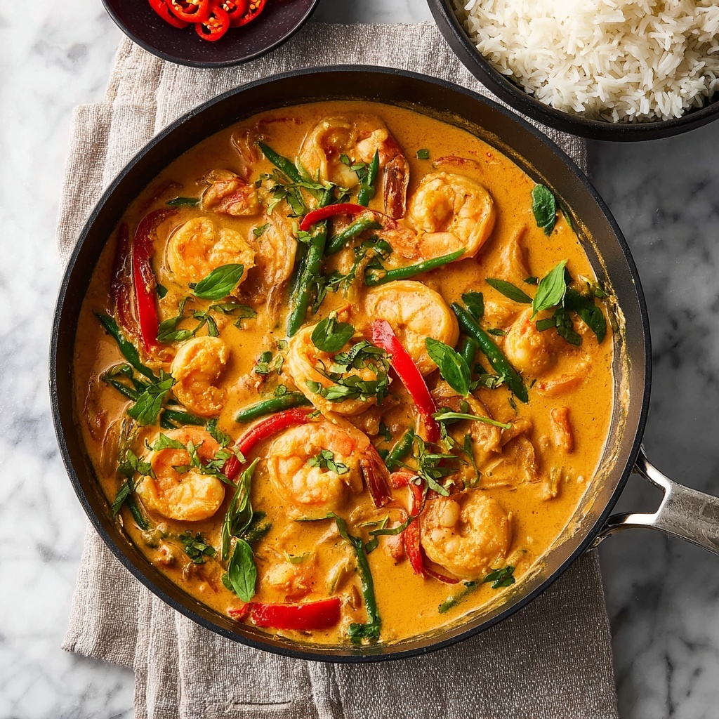 Thai Panang Curry with Prawns Recipe - Recipe Image