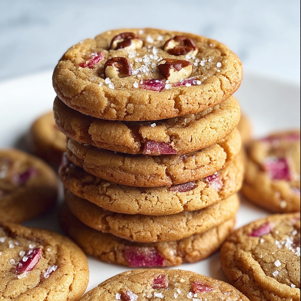 Brown Sugar Rhubarb Cookies Recipe - Recipe Image
