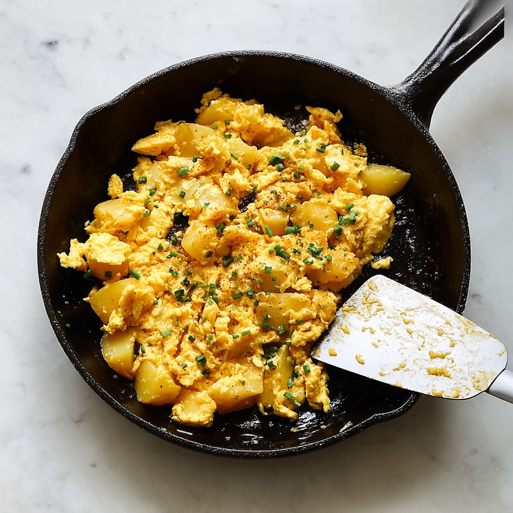 Potato Egg Scramble Recipe - Recipe Image