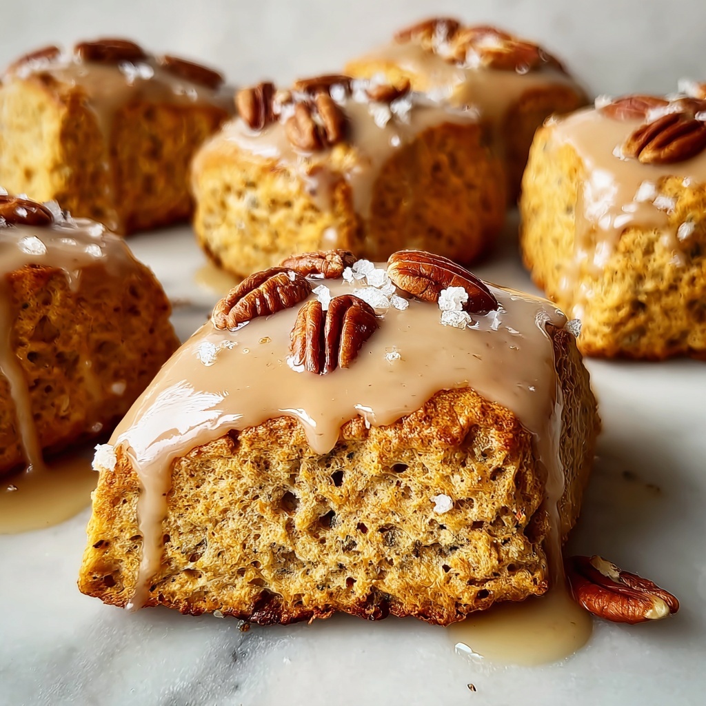 Tasty Maple Pecan Pumpkin Scones Recipe - Recipe Image