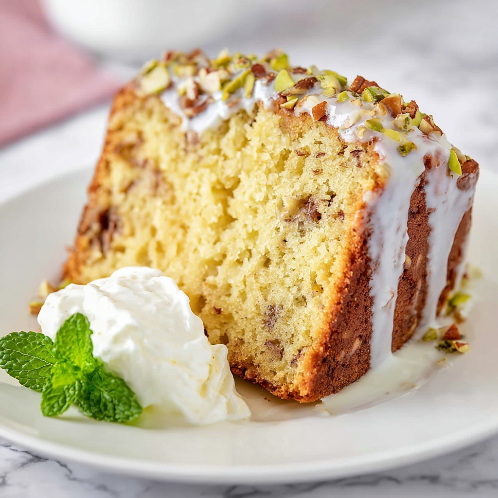 Pistachio Pound Cake Recipe - Recipe Image