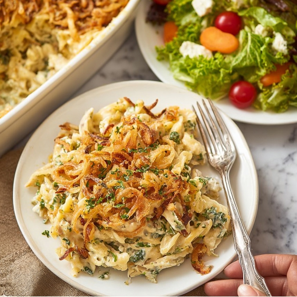 Monterey Chicken Spaghetti Casserole Recipe - Recipe Image