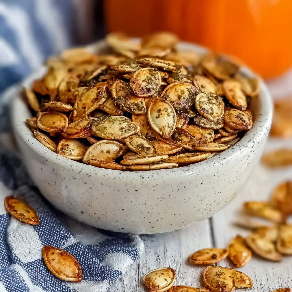 Cajun Roasted Pumpkin Seeds Recipe - Recipe Image