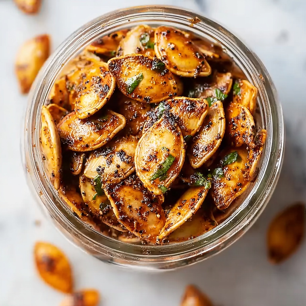 Ranch Seasoned Roasted Pumpkin Seeds Recipe - Recipe Image
