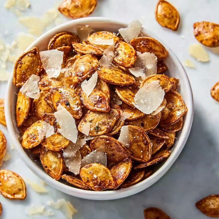 Garlic Parmesan Pumpkin Seeds Recipe