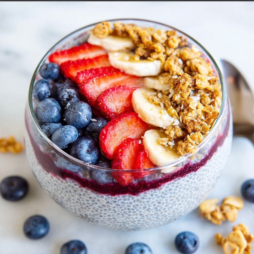 Chia Seed Pudding with Coconut Milk and Berries Recipe - Recipe Image