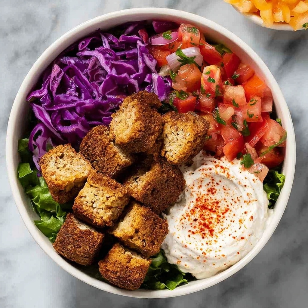 Easy Chicken Falafel Bowls Recipe - Recipe Image