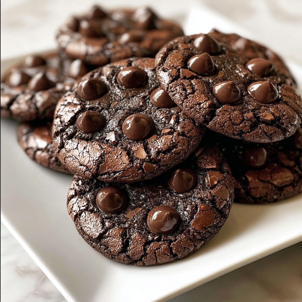 Chewy Fudgy Brownie Cookies: The Ultimate Chocolate Lover's Recipe - Recipe Image
