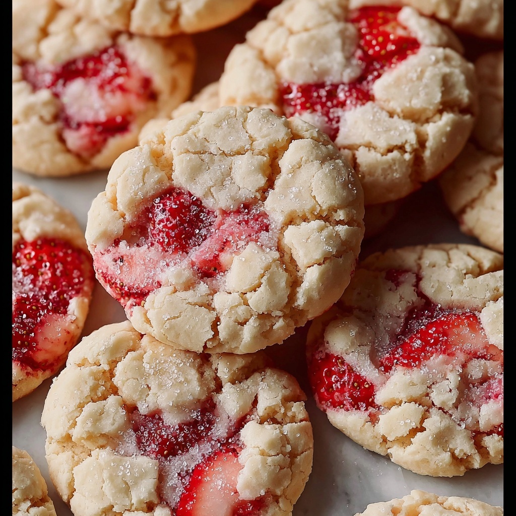 Strawberry Crunch Cookies – A Sweet and Crunchy Delight Recipe - Recipe Image
