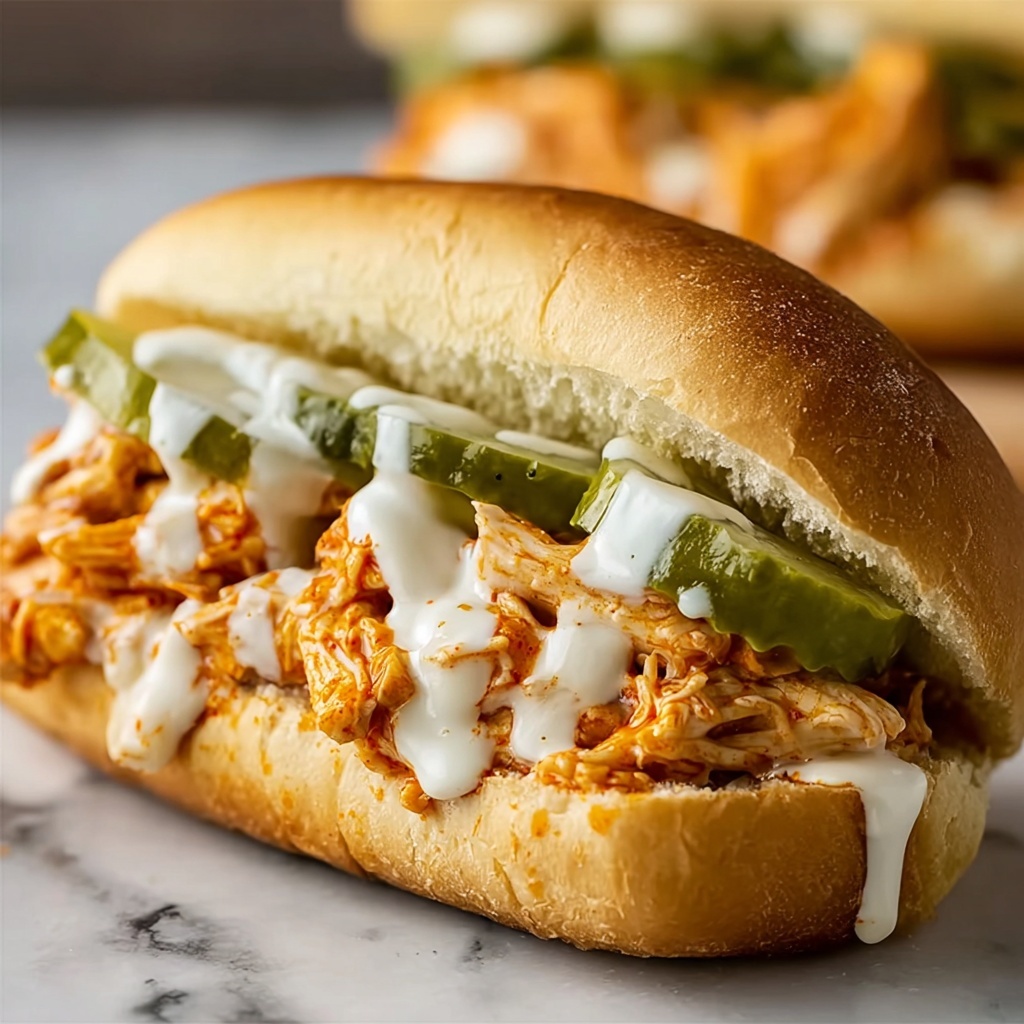 Buffalo Chicken Cheesesteak Recipe - Recipe Image