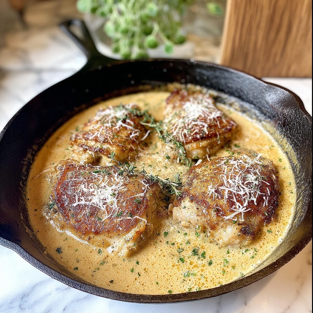 Creamy Lemon Parmesan Chicken Recipe - Recipe Image