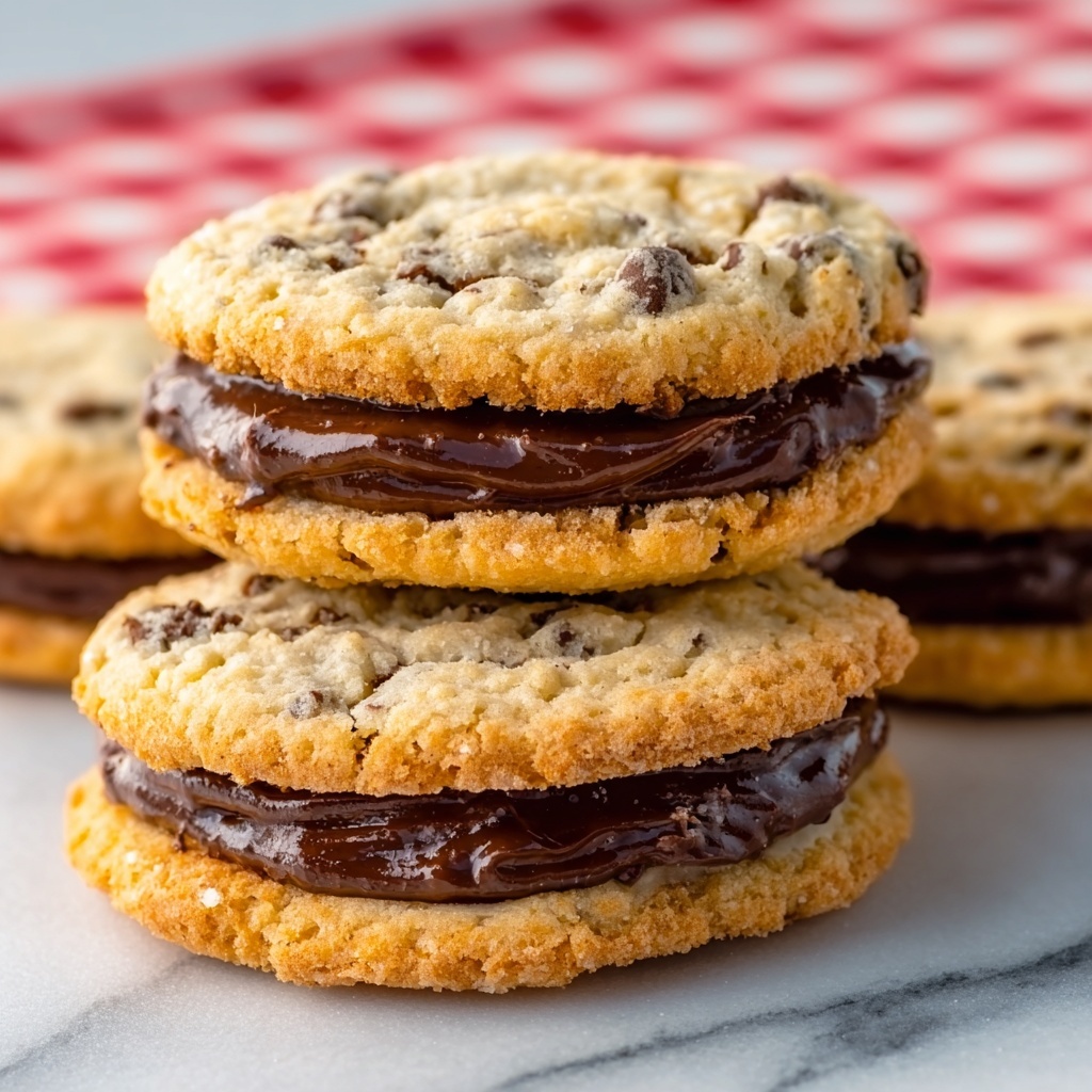 Chocolate Chip Coconut Sandwich Cookies Recipe - Recipe Image