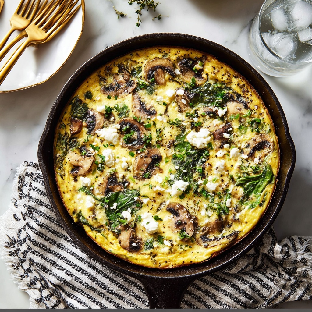 Mushroom Frittata Recipe - Recipe Image
