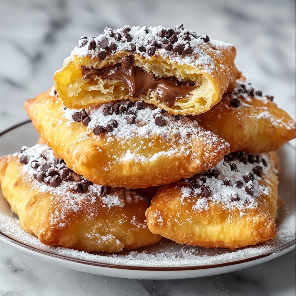 Air Fryer Nutella Stuffed Beignets Recipe - Recipe Image