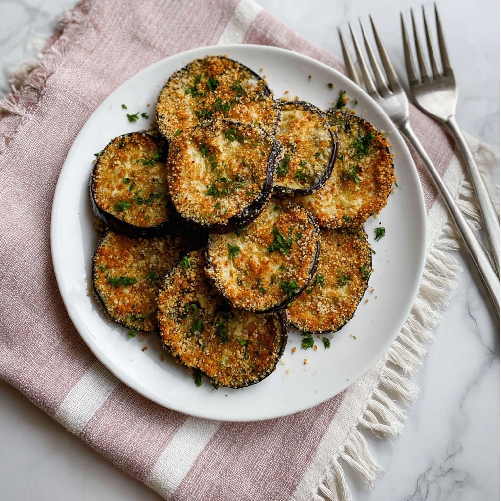 Crispy Baked Italian Eggplant Recipe - Recipe Image