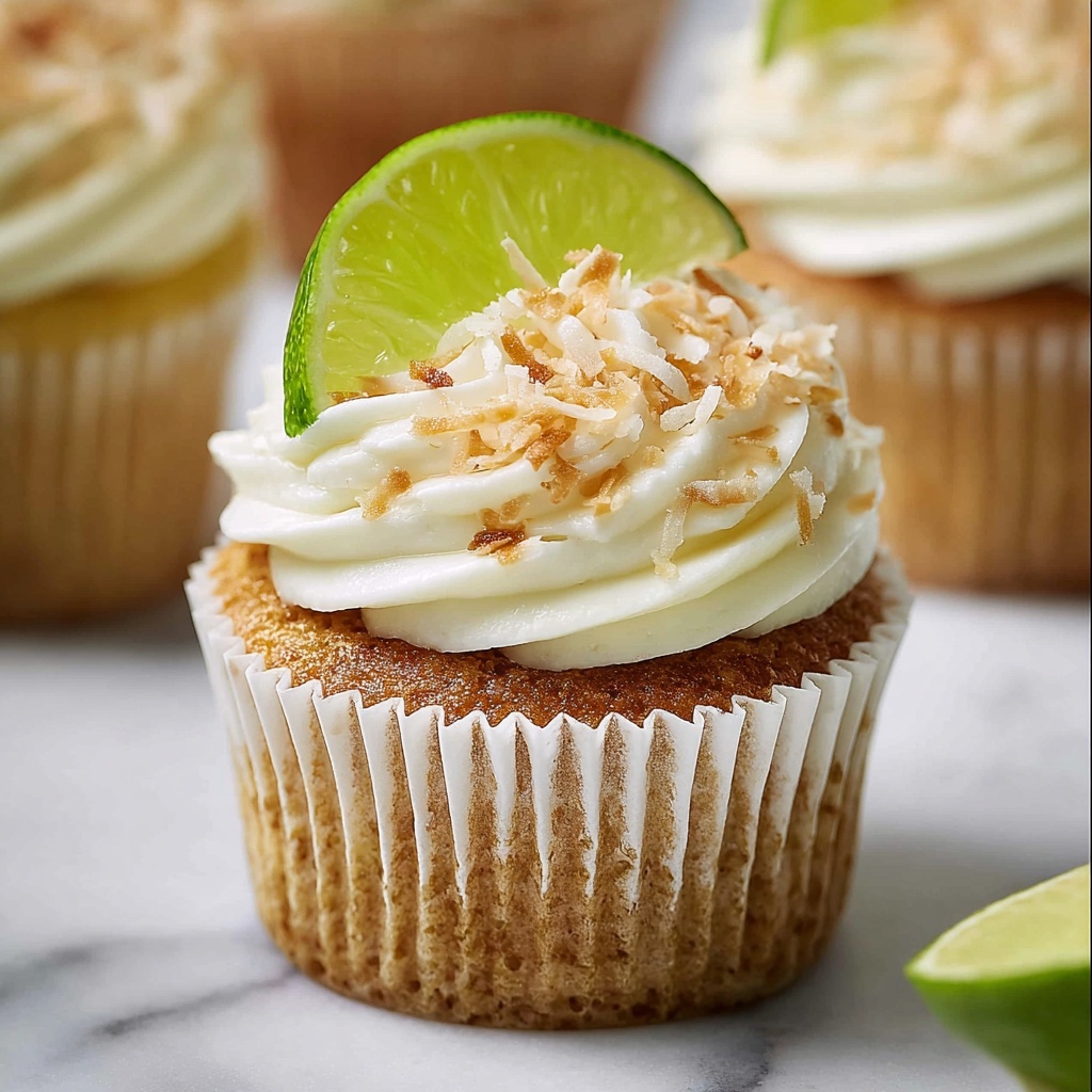 Coconut Lime Cupcakes Recipe - Recipe Image