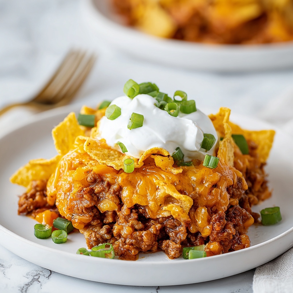 Easy Frito Pie Casserole Recipe - Recipe Image