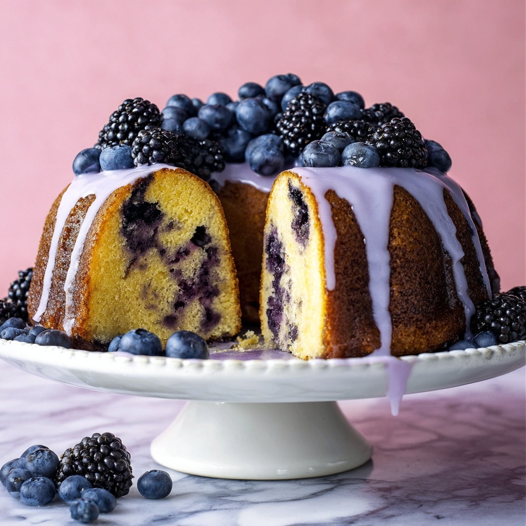 Blueberry Breakfast Bundt Cake Recipe - Recipe Image