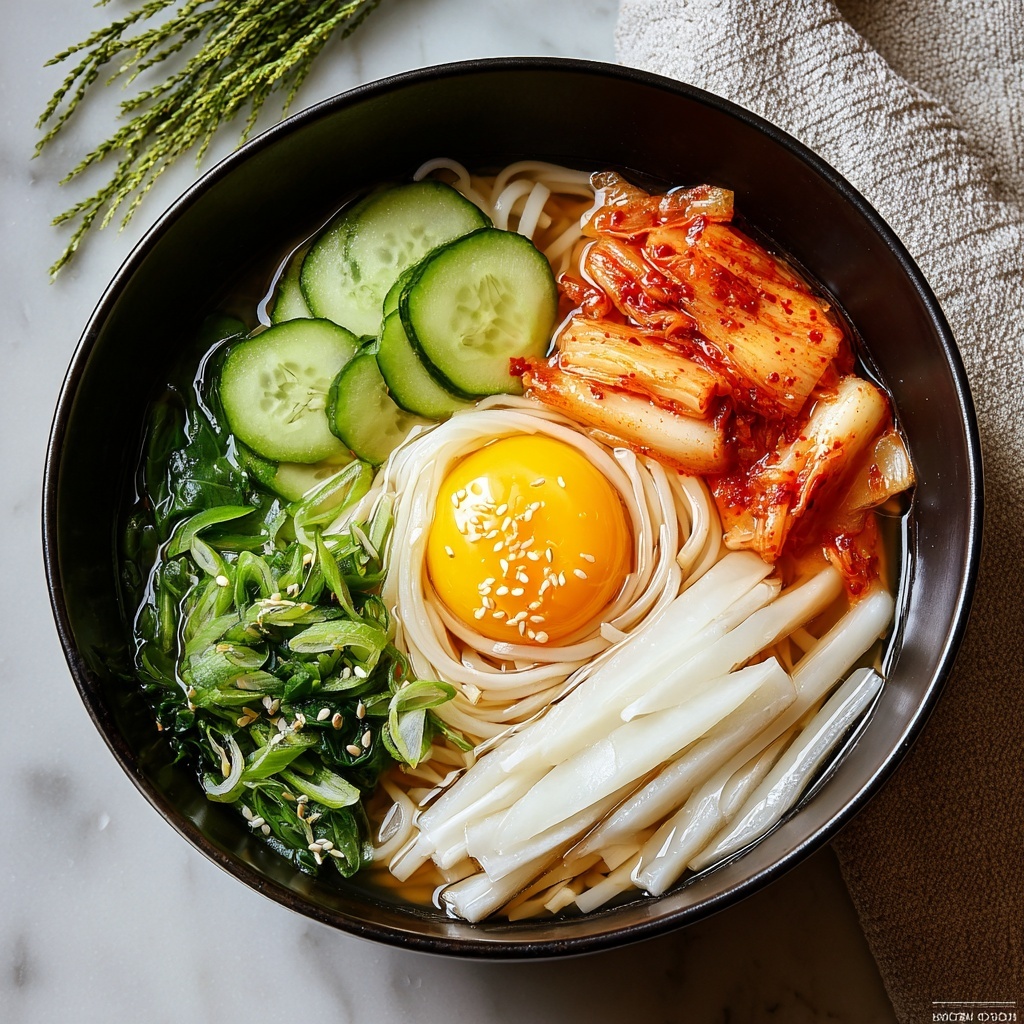 Naengmyeon (Korean Cold Noodles) Recipe - Recipe Image