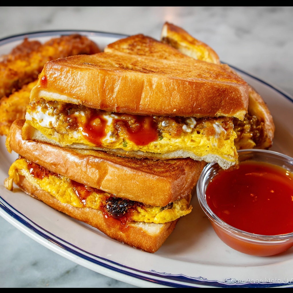 Roti John | Singapore Malaysian French Toast Recipe - Recipe Image