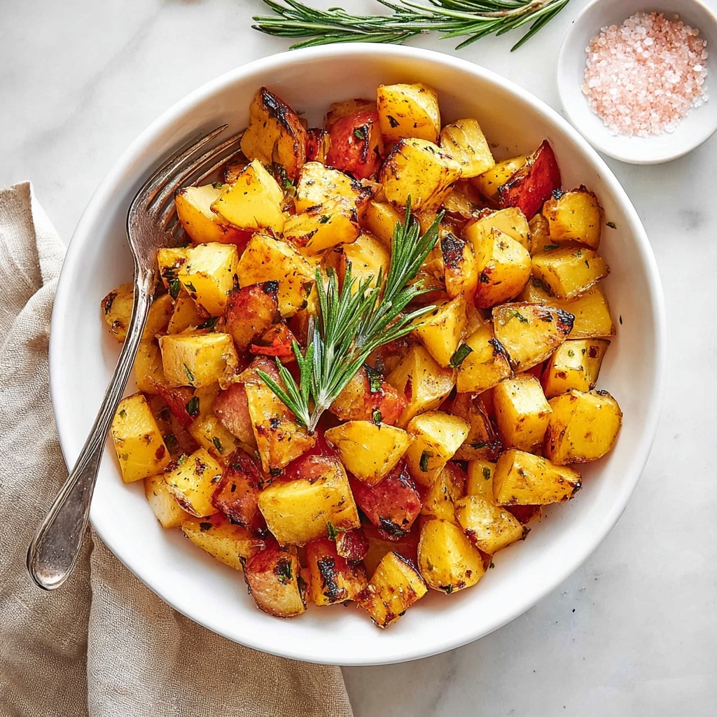 Pan-Fried Potatoes and Onions Hash Recipe - Recipe Image