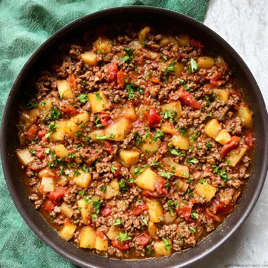 Picadillo Con Papas Recipe - Recipe Image