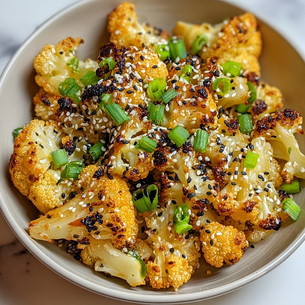 Sweet and Spicy Baked Cauliflower Recipe - Recipe Image